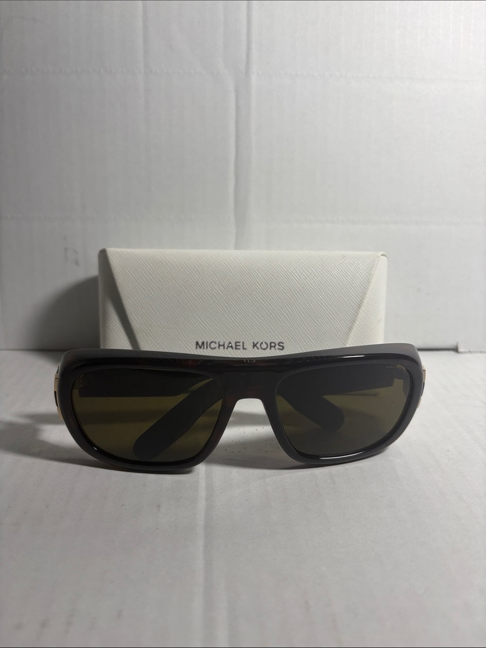 Michael Kors Christian Dior Dark Brown Wrap Sunglasses